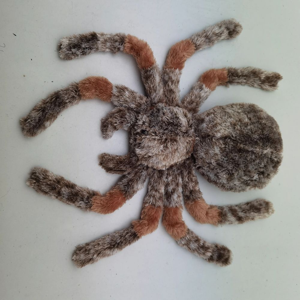 거미 인형 인테리어 모형 할로윈데이 타란튤라 A. 갈색, A. 길이 28cm 너비 46cm - 상세 이미지 5