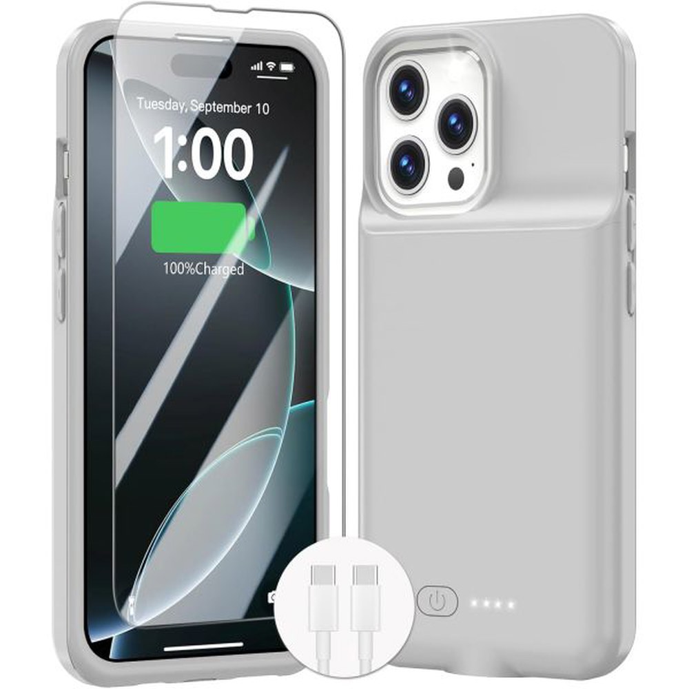1인치스크린 6800mAh 미니 케이스 외장 16 9V12V 투톤 RUNSY 도킹형 업그레이드 13블랙6800mA6 여행용 - 상품 이미지