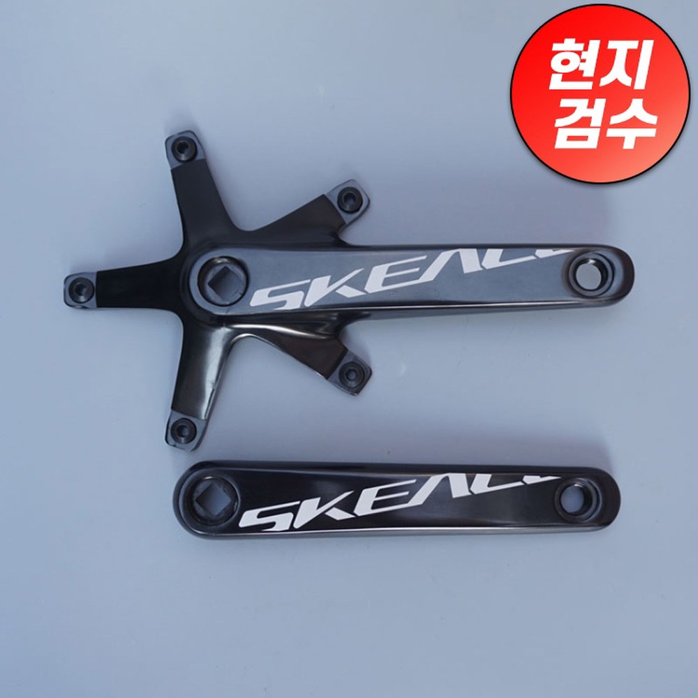 58T 블랙 BCD144 TK1 스케이스 크랭크 별도 ZR 마운트 스케이스크랭크 46 나사 스퀘어 체인링 1 크랭크 블랙 나사 별도 - 상품 이미지