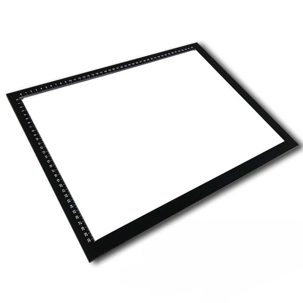 보드 백라이트 라이트패널 60x90cm 카피 도광판 조명 1 A4알루미늄테두리5V화이트 조광 - 상품 이미지