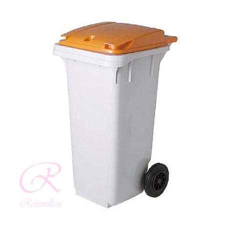 JIAO협력사 RU 대형 음식물쓰레기통 120L 야외용 수거함 분리수거함 공동주택음식물수거함