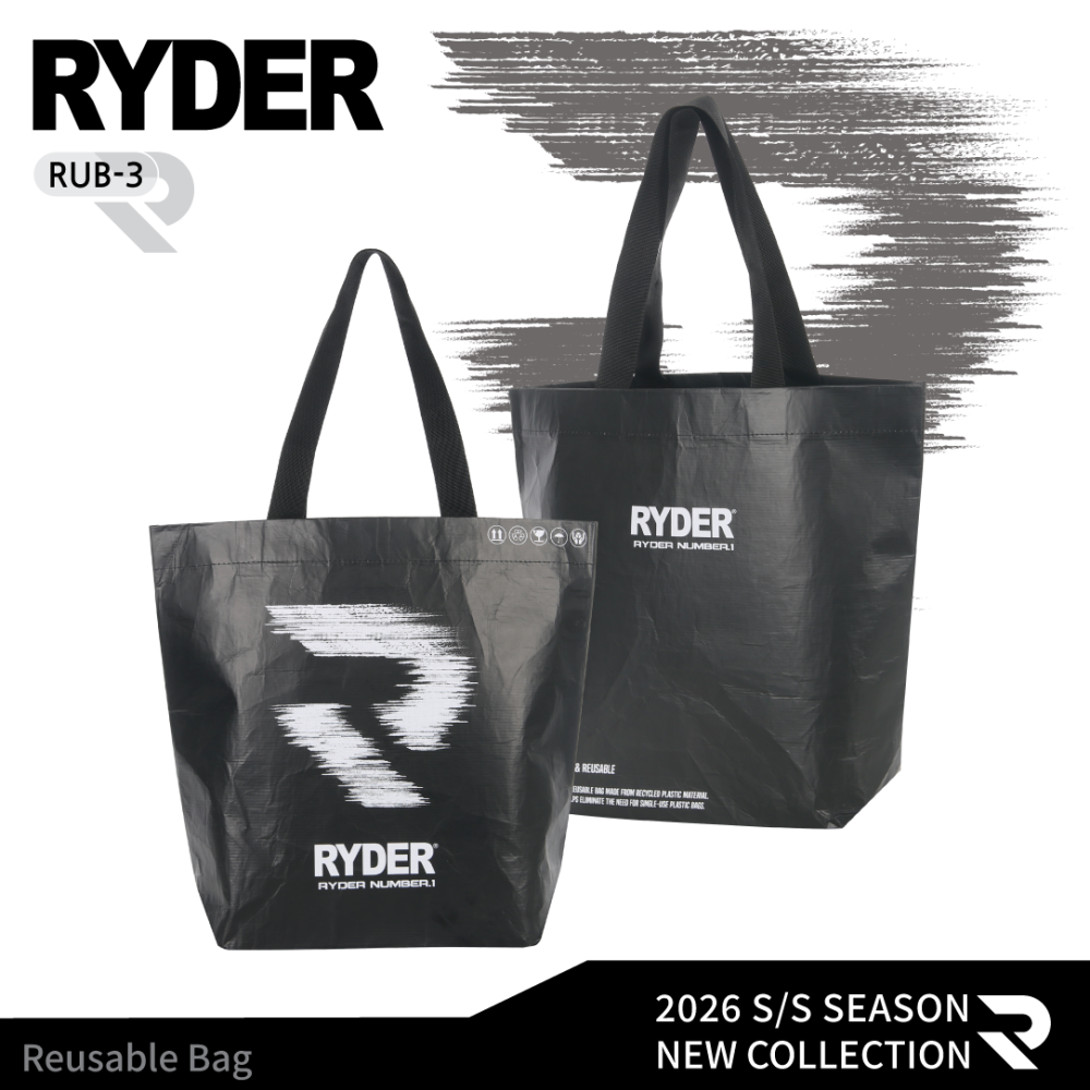 라이더 RYDER RUB-3 배드민턴 리유저블백 스쿼시 테니스 스포츠 가방 라켓 신발 수납 - 상품 이미지
