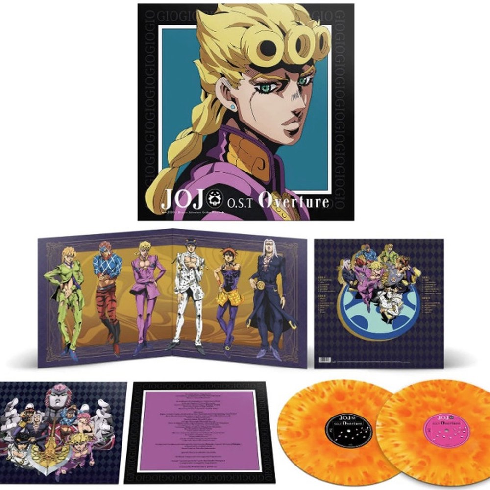 주제곡 기묘한 Wind 모험 죠죠의 단일 LP 판 항목 Soundtra - 상세 이미지 2