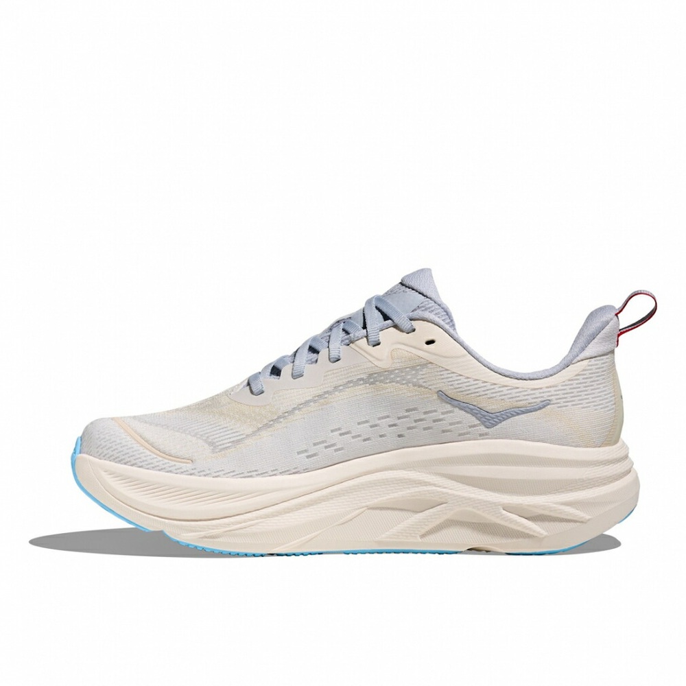 호카 스카이 플로우 런닝화 마라톤화 여성 크림 블루 1155113