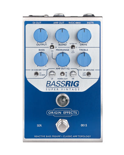 오리진이펙트 BASSRIG SUPER VINTAGE 베이스릭 프리앰프 DI - 상품 이미지