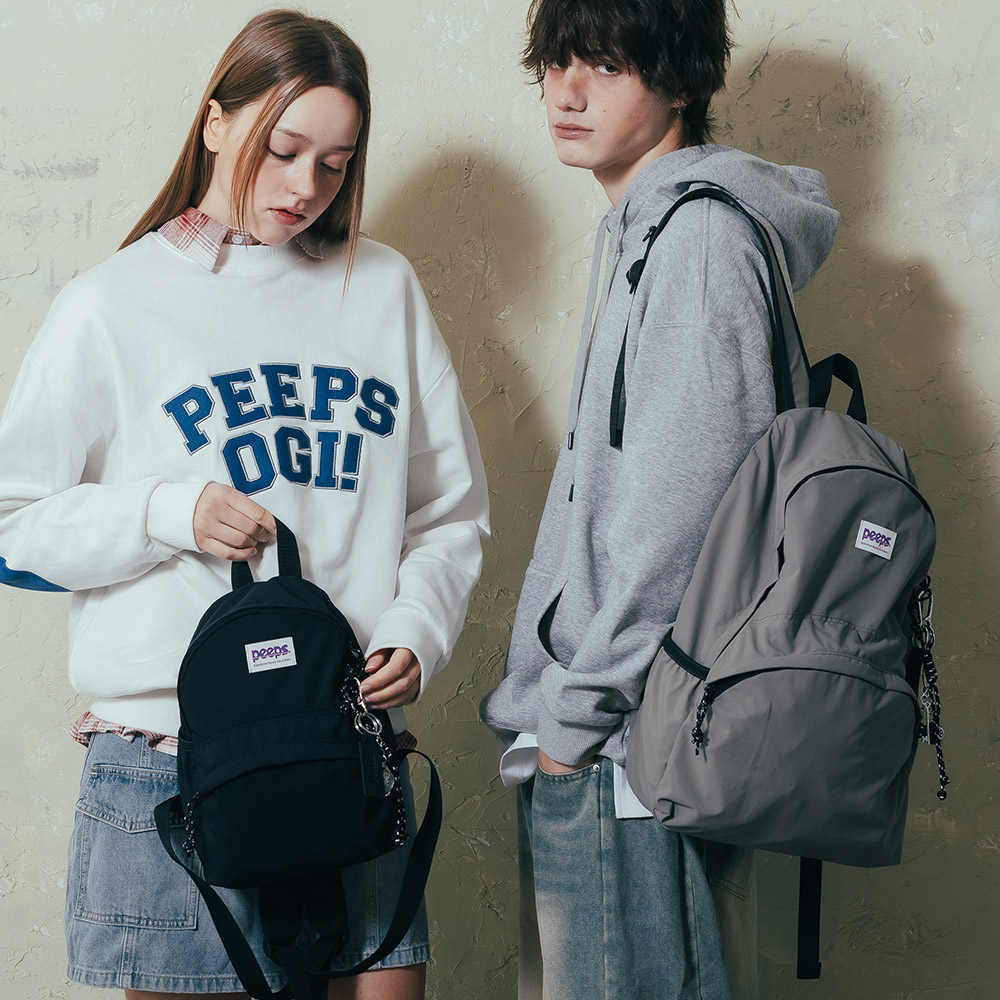 Standard Backpack (Large) 경량백팩 폼버디키링 포함 BEIGE - 상세 이미지 5