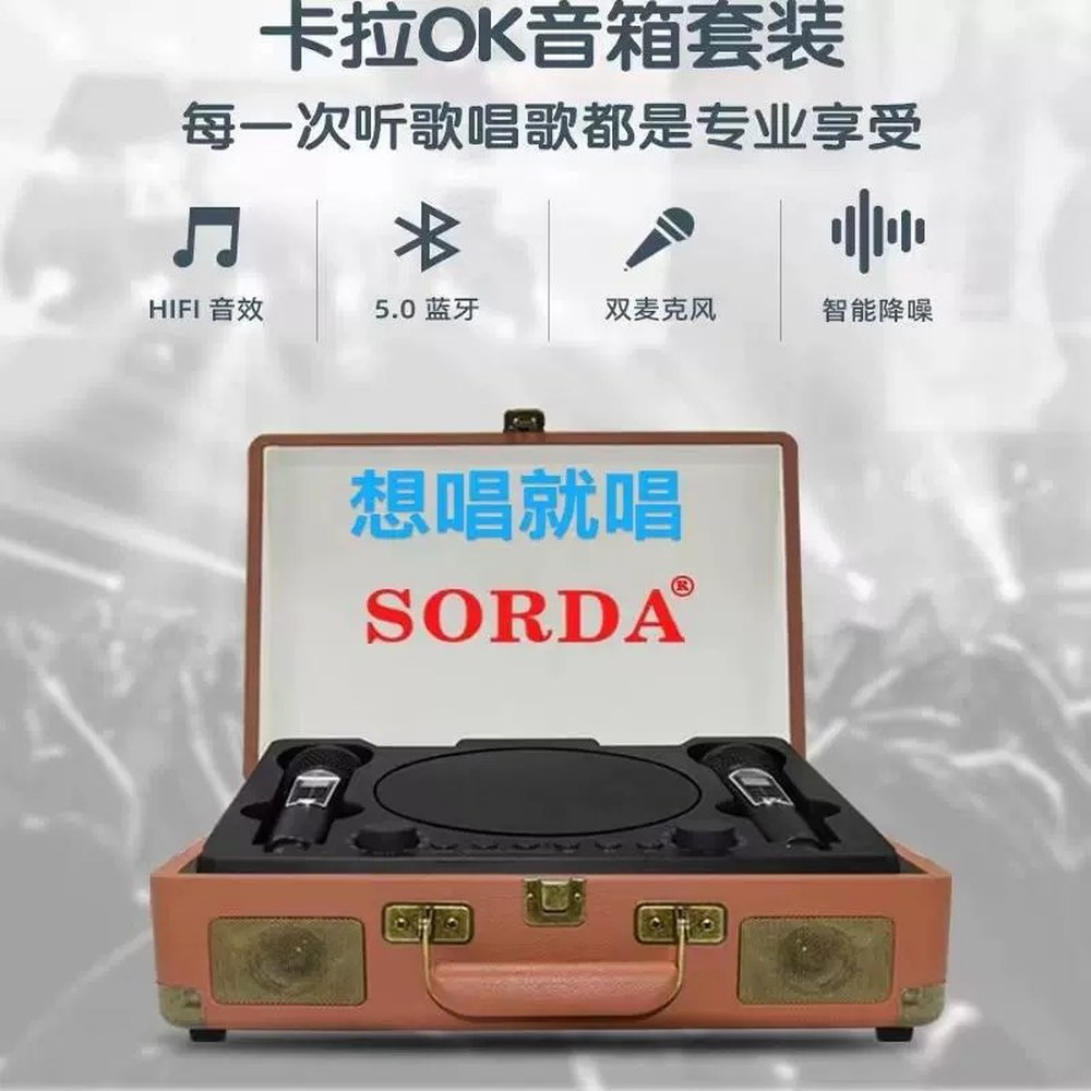 블랙 스피커 Sansui/산수 휴라이즈 블루투스 램프 SD2109 3D 옛날 듀얼마이크 클래식 블랙 듀얼마이크 SD2109 - 상세 이미지 3