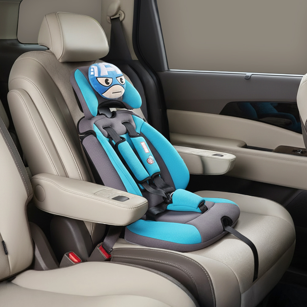 마블 프리미엄 휴대용 주니어 카시트 ISOFIX 특허출원 캡틴아메리카