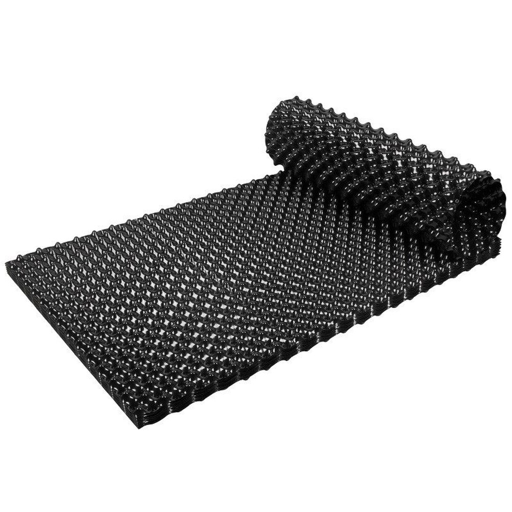 텃밭 폭 정원 길이 바닥용 조경용배수판 블랙 60cm 10m 주차장 배수보드 1 표준신소재 폭20cm 길이1m 나사1m2개 - 상품 이미지