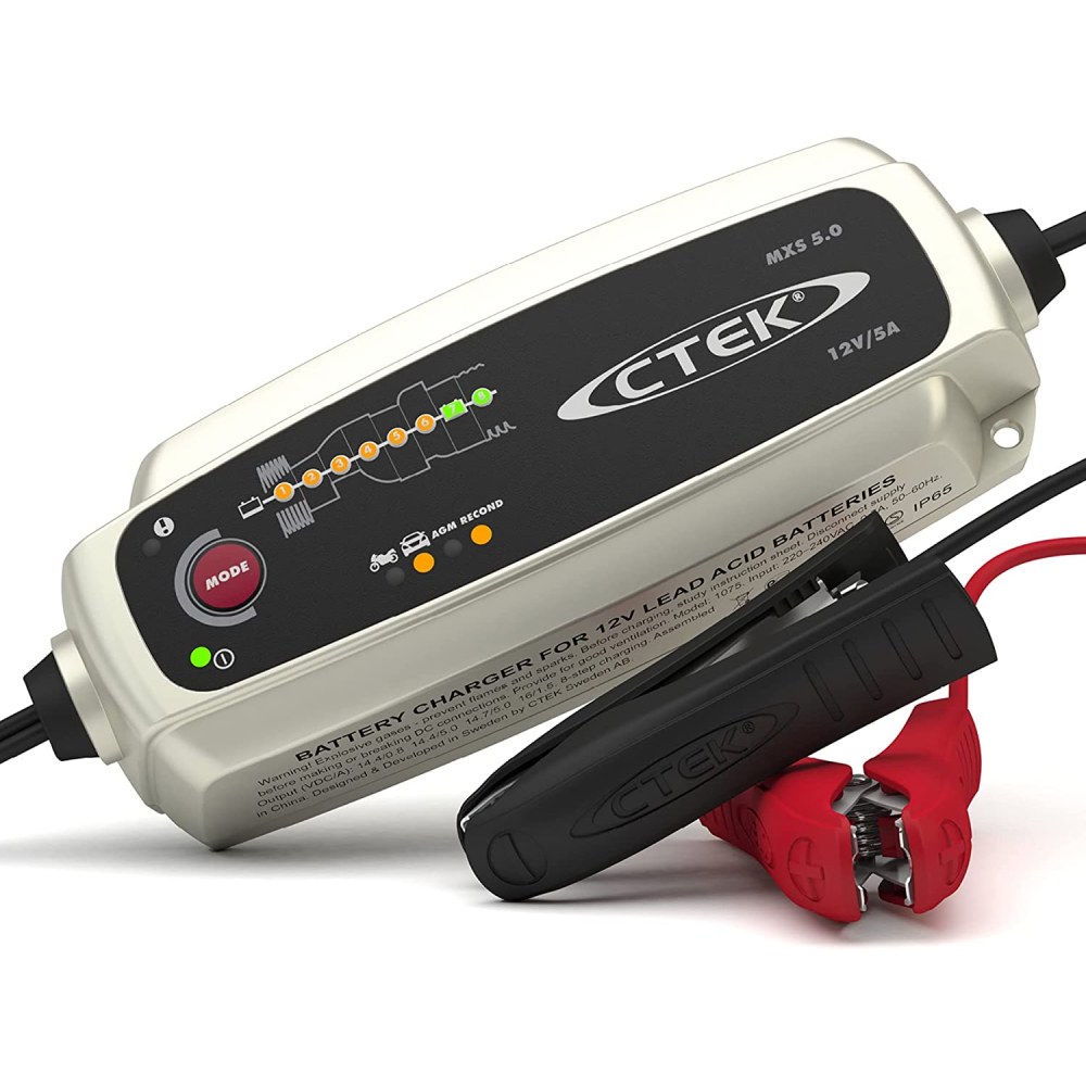 배터리충전기 CTEK MXS 12V 자동차 씨텍 오토바이 MXS 5 0T - 상품 이미지