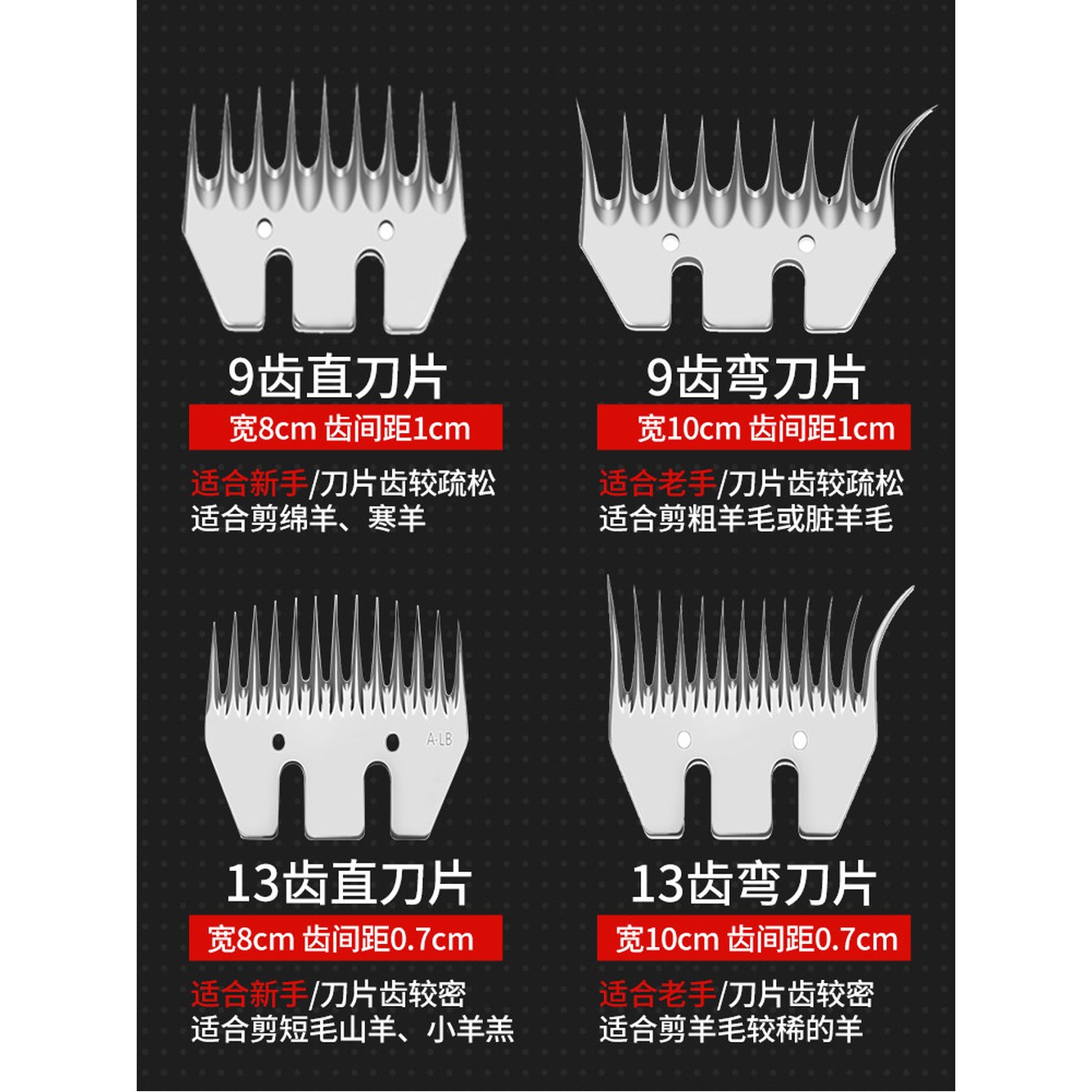 즐겨찾기 직선 칼 중형견 9톱니 양털 톱니 배터리1개 깎기 전기 대형견 깎이 전동 이발 즐겨찾기 우선 ❤ - 상세 이미지 2