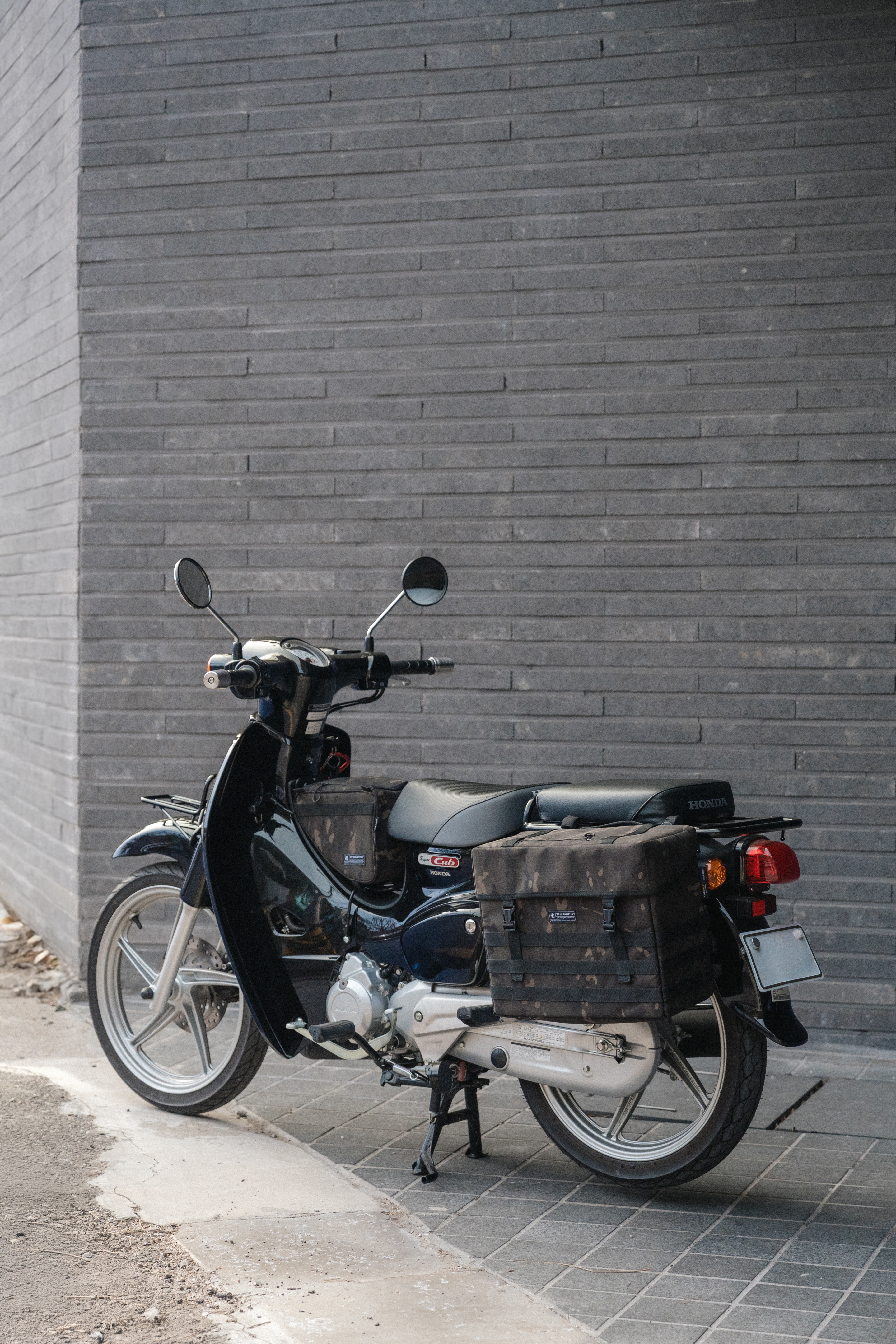디얼스 모토 사이드백 CORDURA Moto Side Bag 슈퍼커브 사이드백 오토바이 바이크 가방 리어백 사이드박스 블랙멀티캠