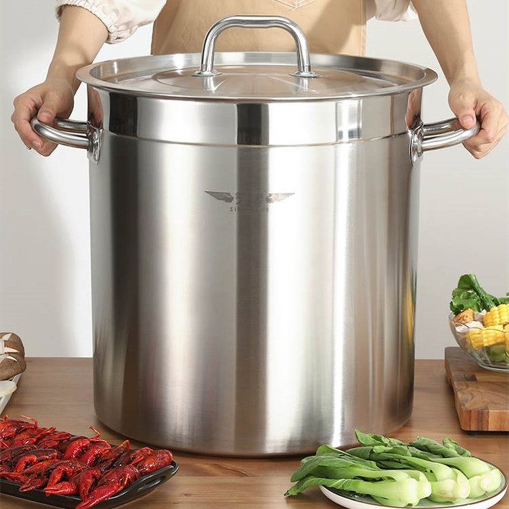 206L 대용량냄비 인덕션가능 30L 가능 두꺼운 20 찜기 50L 사골 20통 스타일 IH 40x40 대형 인덕션 20통 20 206L 두꺼운 스타일 - 상세 이미지 2
