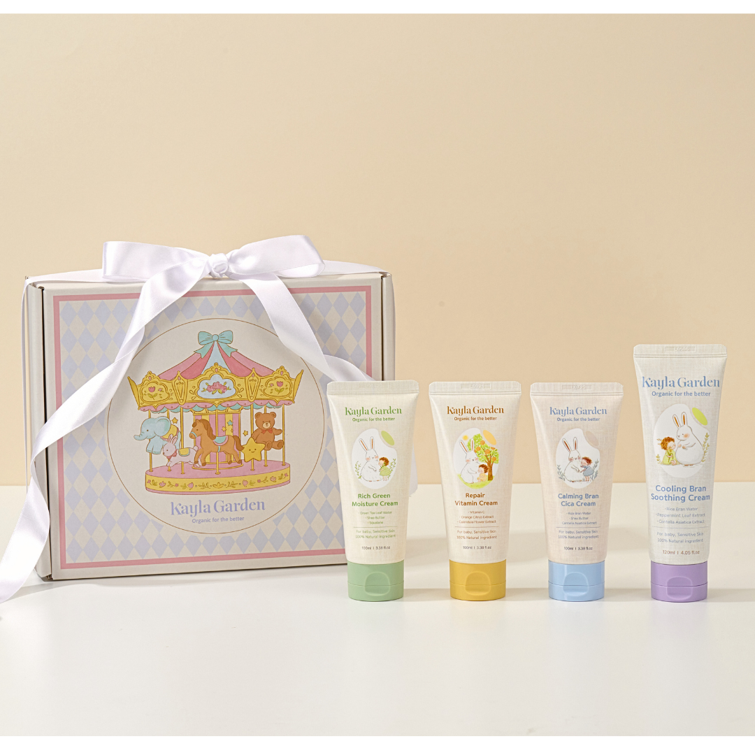 케일라가든 크림 4종 선물세트 (신생아 백일 돌 아기 프리미엄 출산선물)