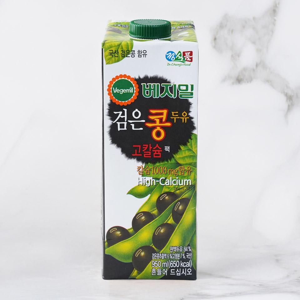메가마트 정식품 베지밀 검은콩 두유 고칼슘(팩) 950ml - 상품 이미지