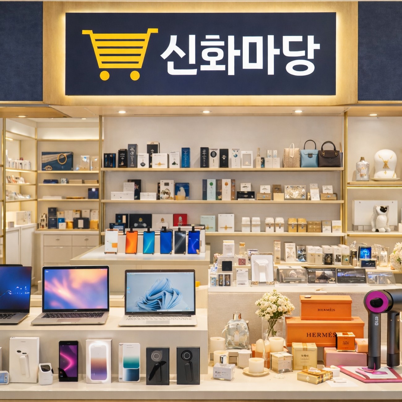 신화마당 스토어 로고