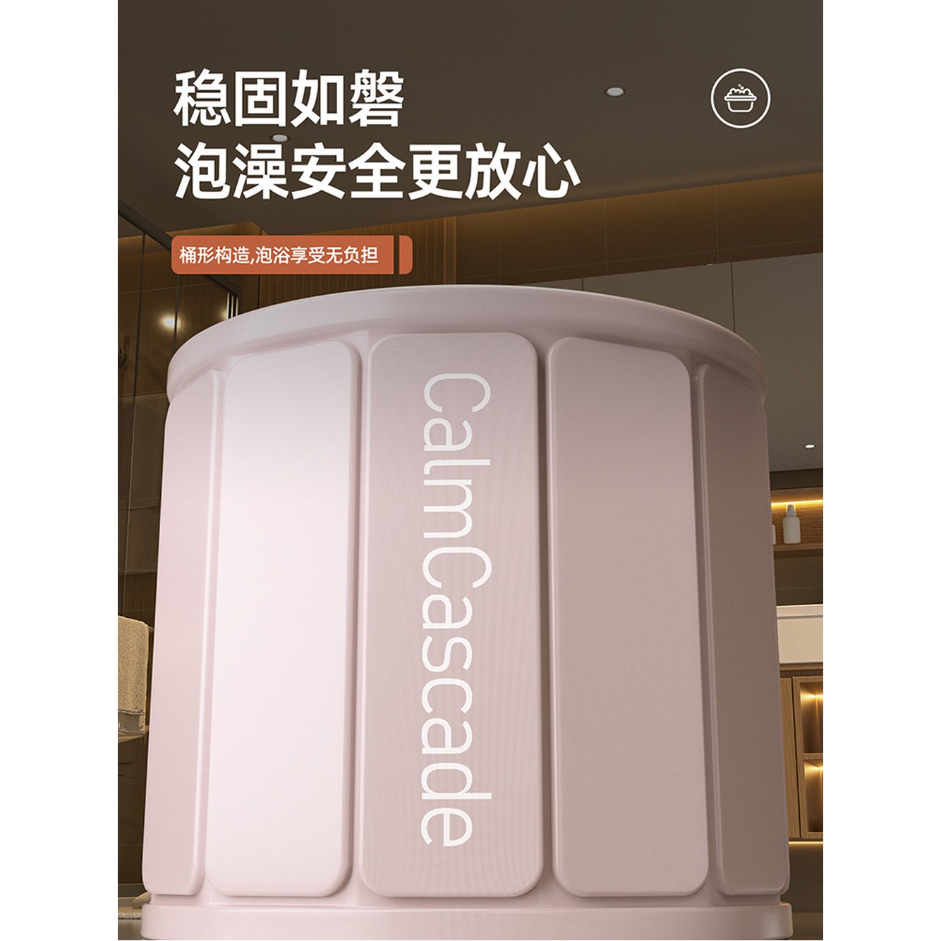 가정용 뚜껑 자동 사우나 플라스틱 목욕통 반신 접이식 욕조 휴대용 반식욕조 소형 땀찜질 1 07 그라데이션 블루 업그레이드 모델 설치 - 상세 이미지 2