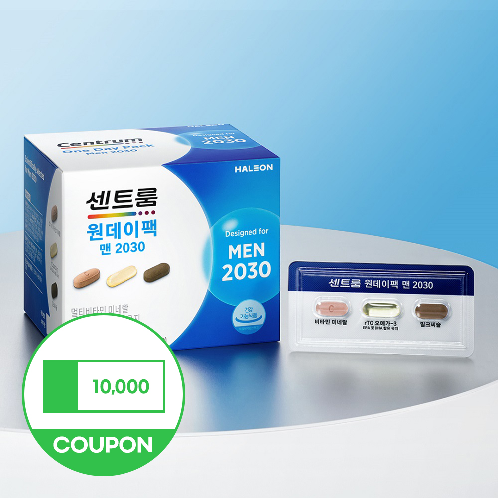 센트룸 원데이팩 맨 2030 30개입, 1개 제품 이미지