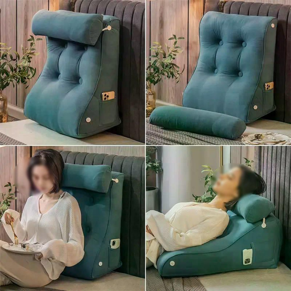 삼각 펫츠 천갈이 술로 침대 베개 베드 보드 90x70x10cm 쿠션 대형 삼각형 - 상품 이미지