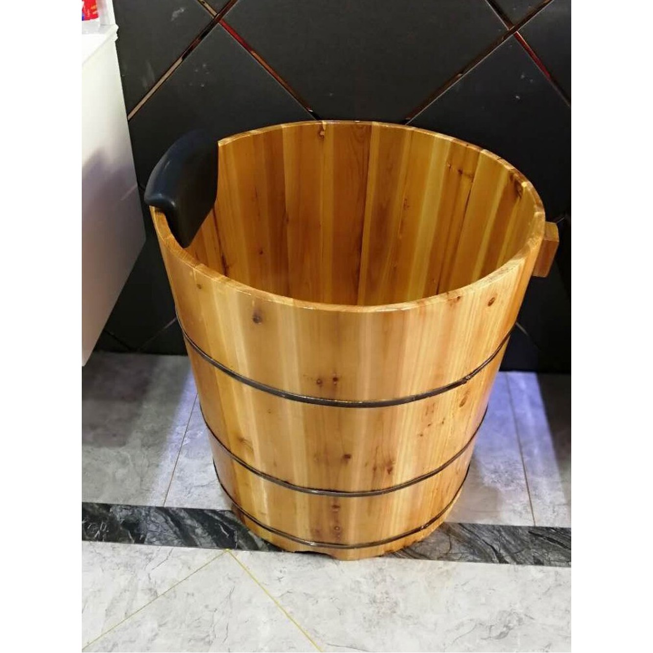 나무 높이 50 반신욕조 모델 간이욕조 편백나무반신욕기 반신욕기 3세 편백 지름 이하 찜질방 노천탕 1 자쿠지 1인용 1 50 지름 50 높이 3세 이하 - 상세 이미지 3