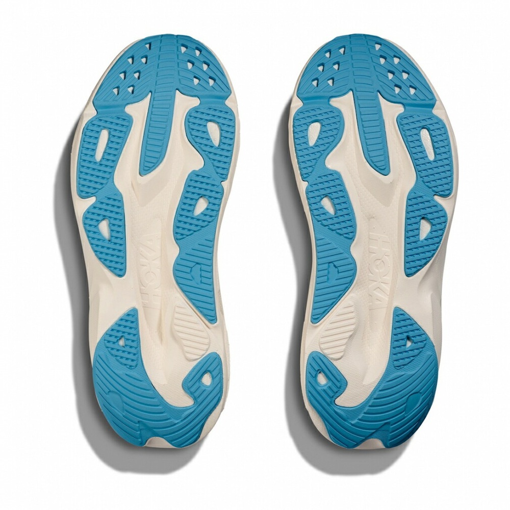 호카 스카이 플로우 런닝화 마라톤화 여성 크림 블루 1155113