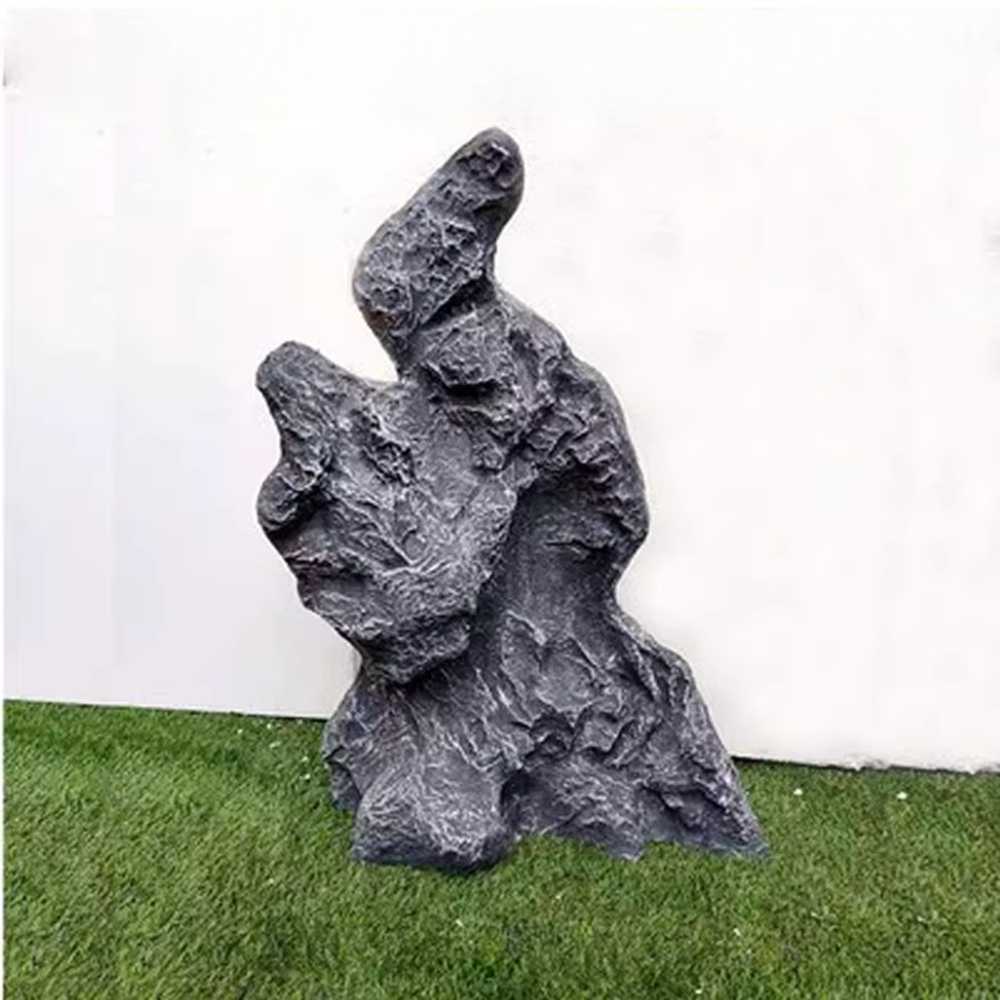 인조 바위 조경석 정원 화단 돌 울타리 모형 장식 A형 67x36x36cm - 상세 이미지 2