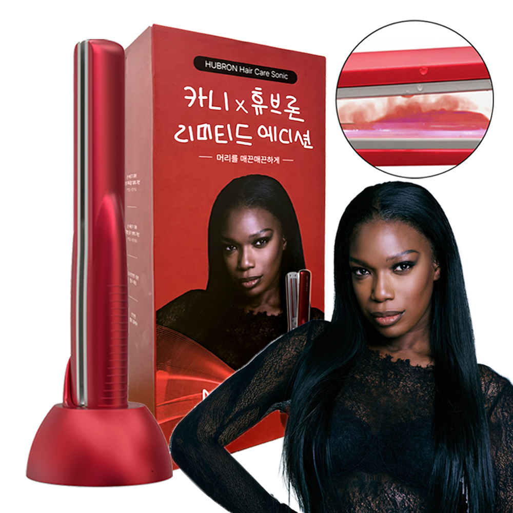 휴브론 헤어케어소닉 카니 초음파고데기 손상모 영양 트리트먼트 물방울초음파 클리닉 홈케어 디바이스 제품 이미지