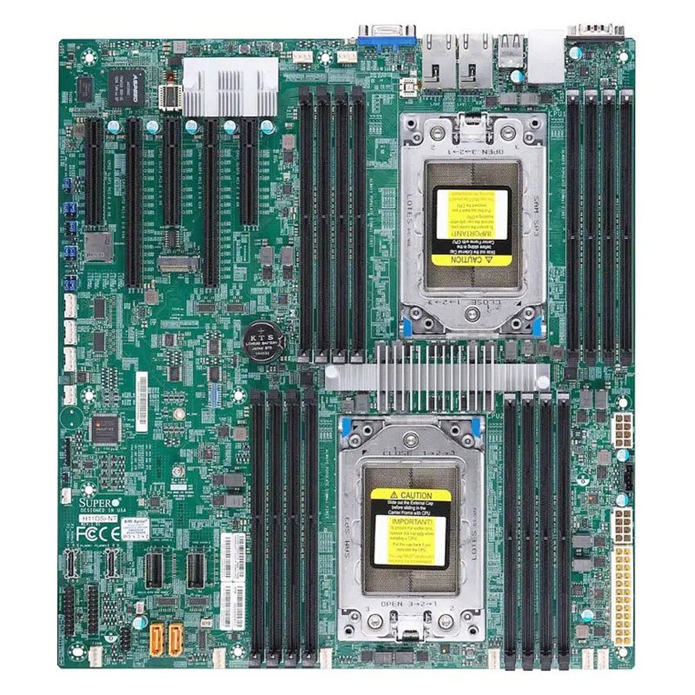 EPYC 4선 프로세서 NT6 슈퍼 마더보드 7003 서버 EATX H12DSI AMD MBD O 7002 Super AMD 7402 C 정식 버전 해제 - 상세 이미지 2