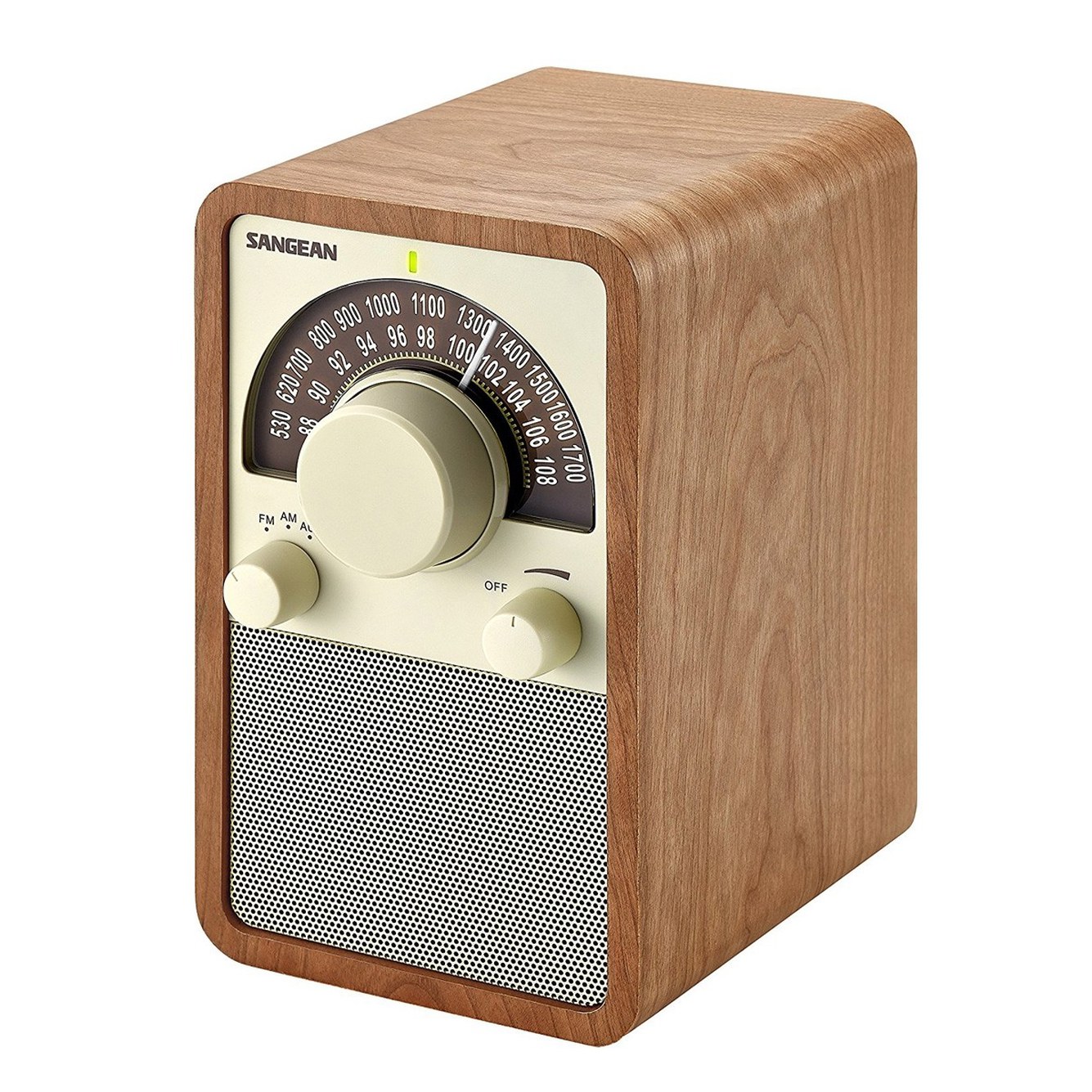 AM/FM WR Sangean 나무 WOOD 라디오 우븐 레트로 색상 탁상용 11BT 15WL wr 11BT - 상품 이미지