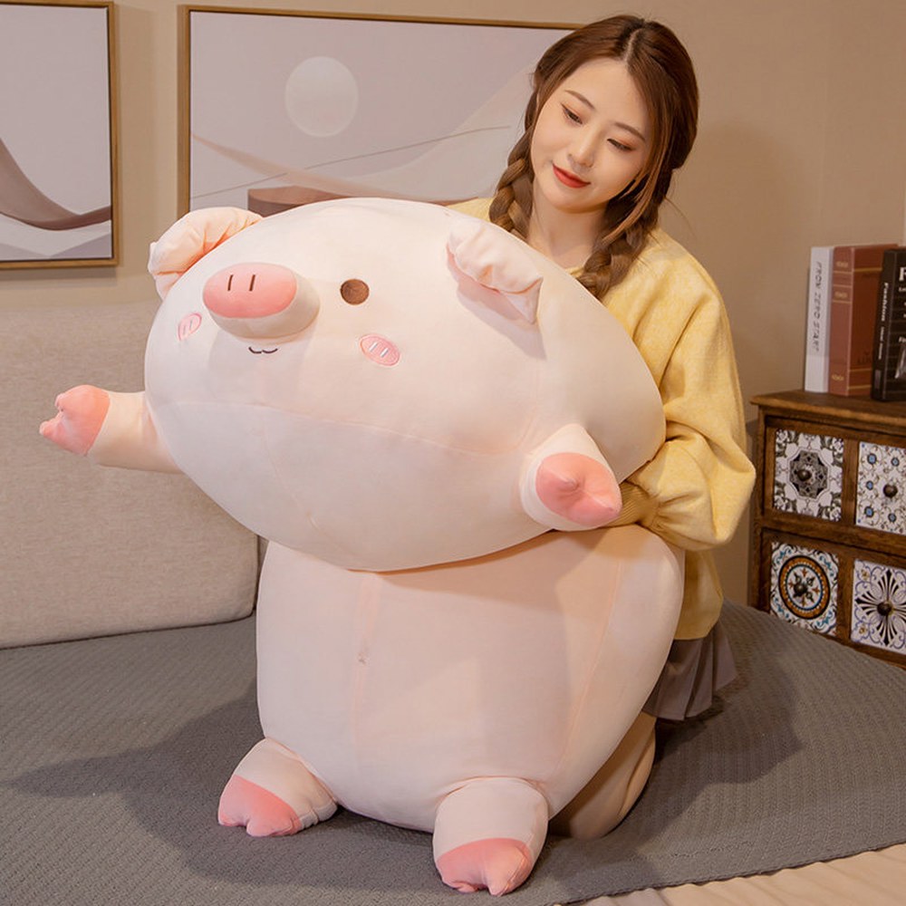 세탁 냉감 배추 분리 가능 롱쿠션 60cm 돼지 맹꽁이 플래그십 핑크 대형 필로우 안감 죽부 안고자는 맹꽁이 플래그십 60cm 안감 분리 세탁 가능 - 상세 이미지 3