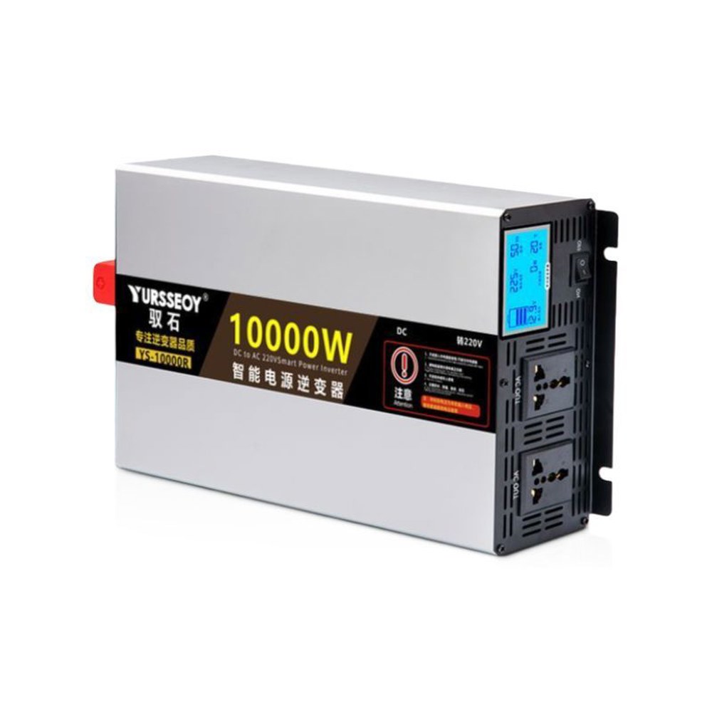 변압기 차량용 고출력 순수정현파 인버터 사인파 AC 10000W 변환기 1 족압내구 1600W 220V 12V - 상품 이미지