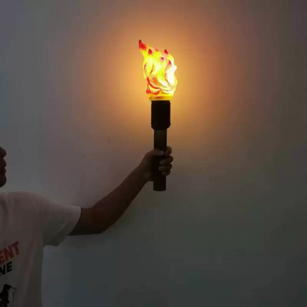 조명 개회식 할로윈 LED 응원 소품 횃불 성화봉성 무대 램프 토치핸드48cm - 상품 이미지