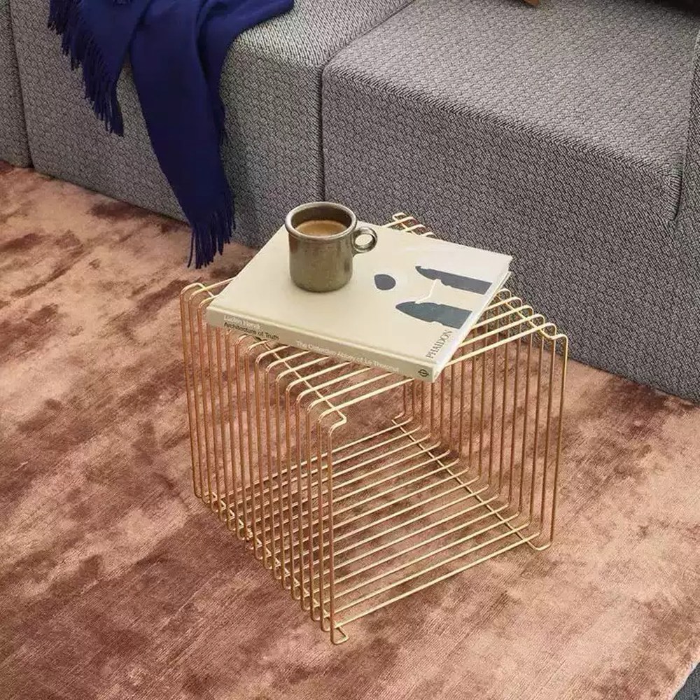 블랙 협탁 철제 25x25x25cm 35x35x35 미니 큐브 시크릿 사이드 침대협탁 골드 유리 데스크를 추가하여 고객 에 연락 - 상세 이미지 2