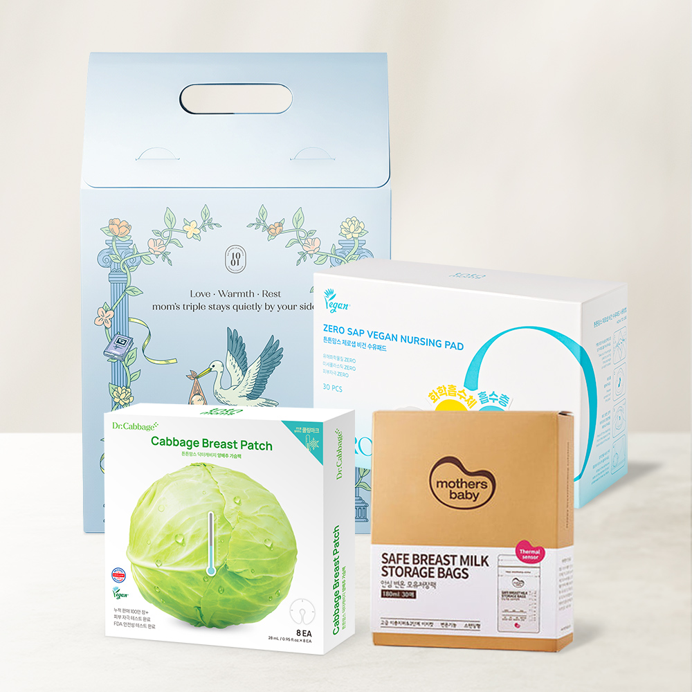 [출산선물] 성공! 완전 모유수유 3총사 선물세트