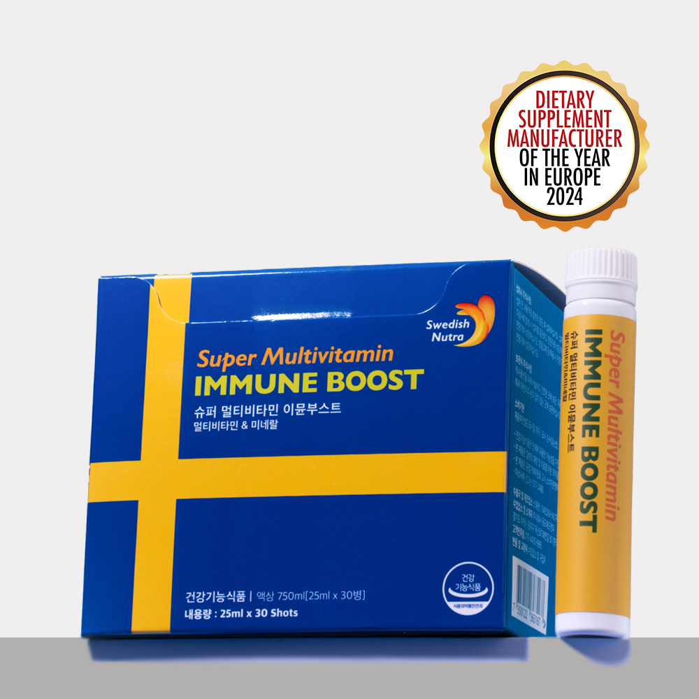 스웨디시뉴트라 마시는 비타민 멀티 종합 액상 면역 고함량 영양제 이뮨샷 30개입, 1개 제품 이미지