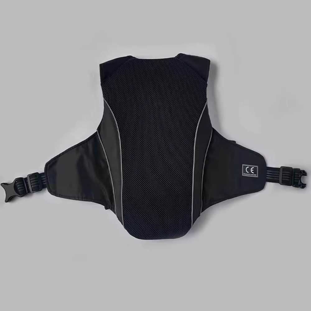 말타기 안전 조끼 통기성 승마복 충격 흡수 장비 아동 블랙 CS (90-115cm) - 상세 이미지 5