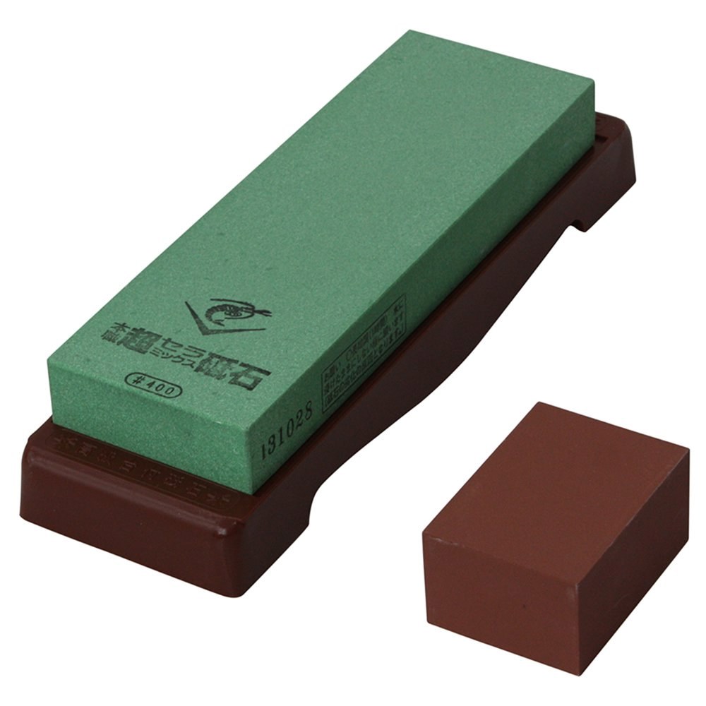 SS400 나니와 초세라 400방1000방 400 1매 라이트카키 버전 400방 초세라믹 70x15x5mm A타입 숫돌 A타입 70x15x5mm 1매 라이트카키 - 상품 이미지