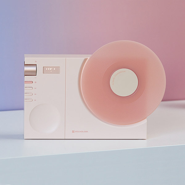 사운드룩 휴대용 블루투스 스피커 무선 SL-BS800 레트로 LP 인테리어 디지털시계 - 상세 이미지 4