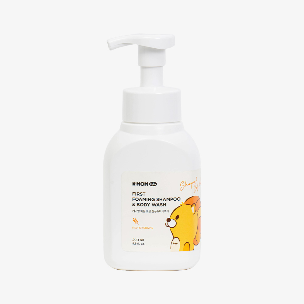 케이맘 처음 포밍 샴푸&바디워시 290ml 올인원세정 슈퍼곡물 이미지 6