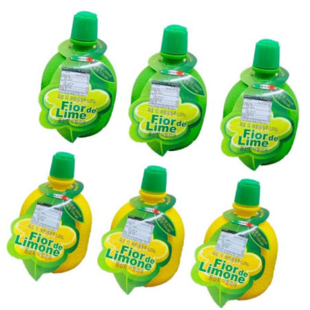 피오디 피오디세트 라임즙3개+레몬즙3개(총6개)