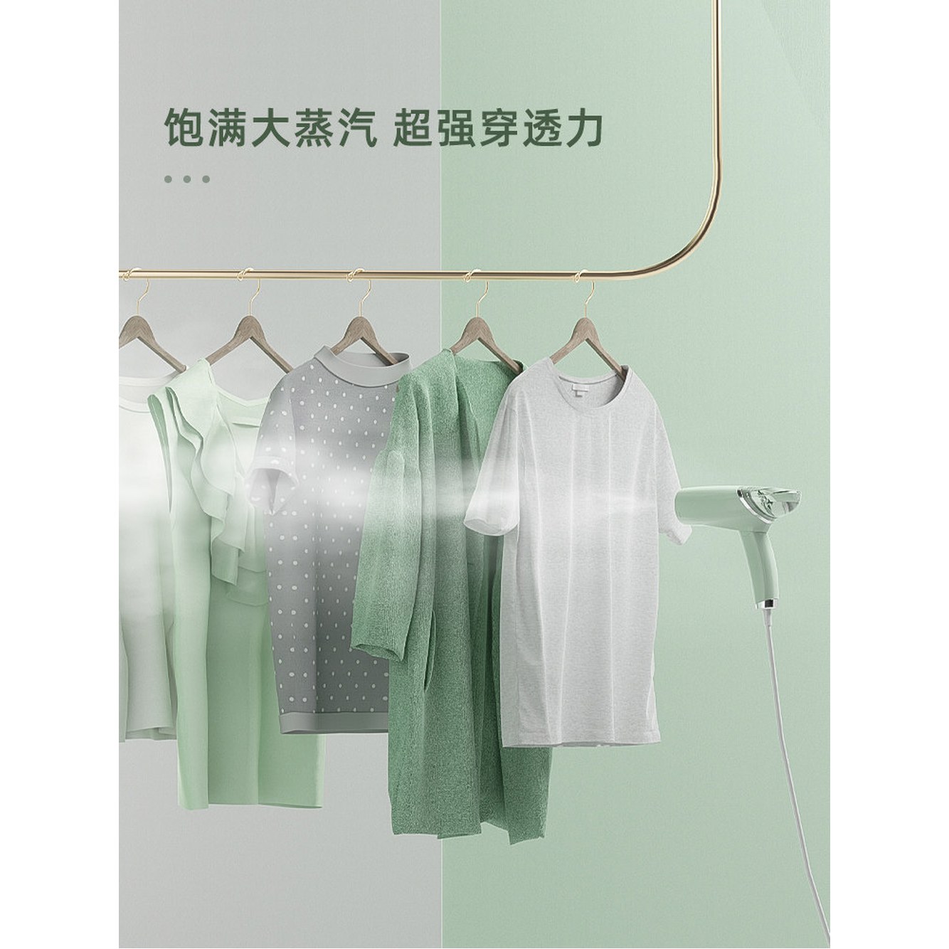 110v 다림질 기계 다리미 핸드 미니 스팀 휴대용 동백 스탠다드 - 상세 이미지 2