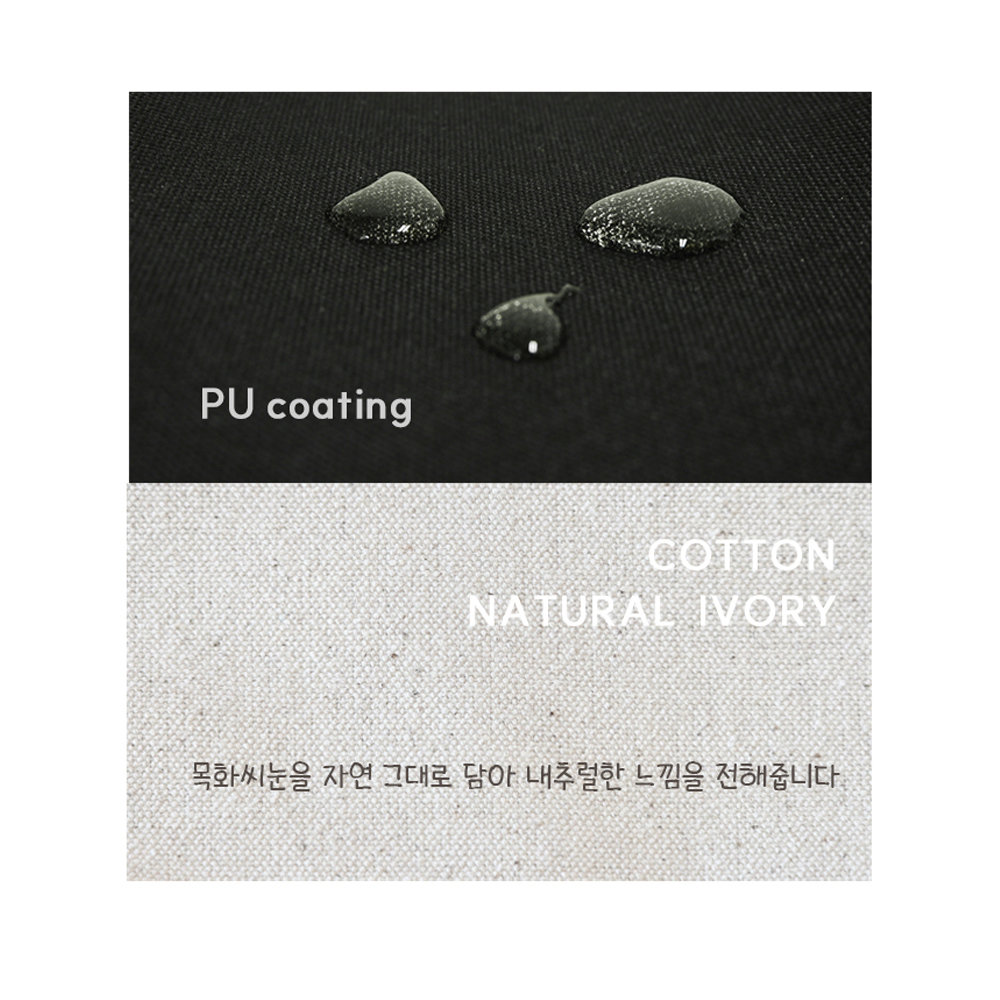 국산 캔버스 남자 에코백 블랙 M L 상품 이미지