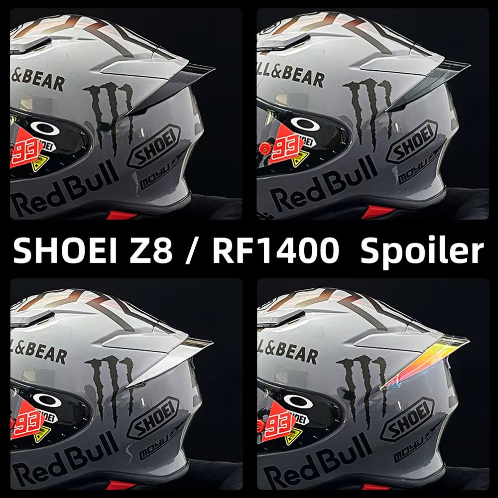 바이크 헬멧 윙용 SHOEI 페이스 방지 노란색 Z8/RF 1400 바이저 윈드 스크래치 스포일러 오토바이 노란색 - 상품 이미지