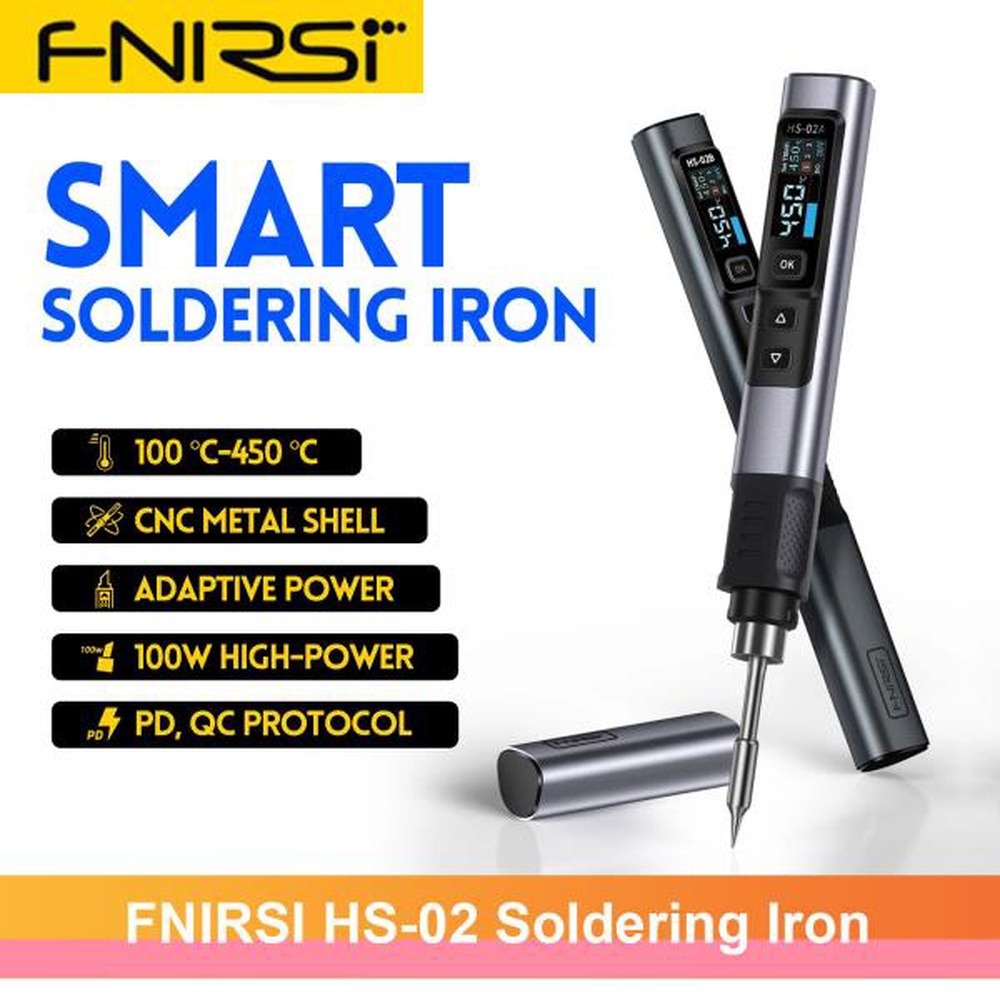 FNIRSI 1 수납가방 메탈 PD 주문 납땜 02A 디지털 가열 스마트 기본품목 HS 스테이션 HS02 액세서리 CNC 수리 1 HS 02A 기본품목 수납가방 주문 - 상품 이미지