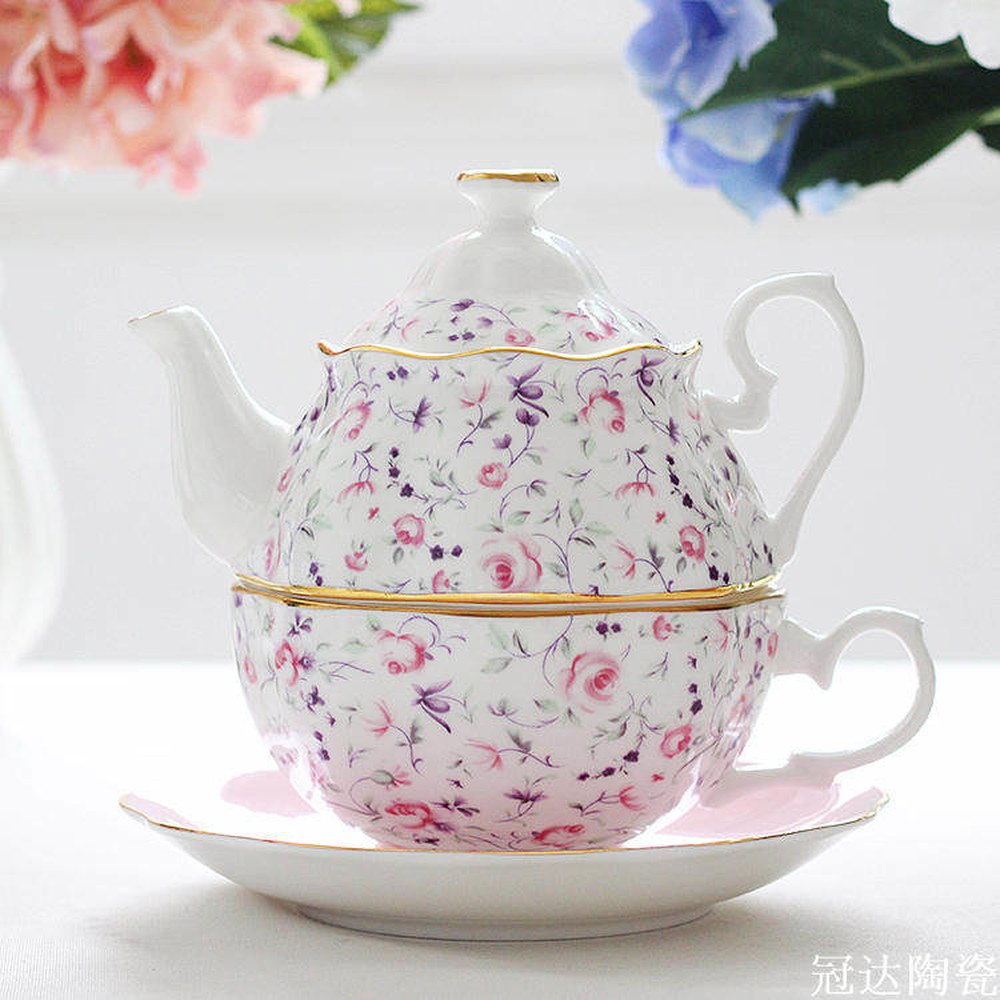 폴카블루 btat 티팟 컵과 8oz 로얄알버트 찻잔 꽃차세트 자모호 장미농원 뉴황실장미 티포트 자모호 장미농원 - 상품 이미지