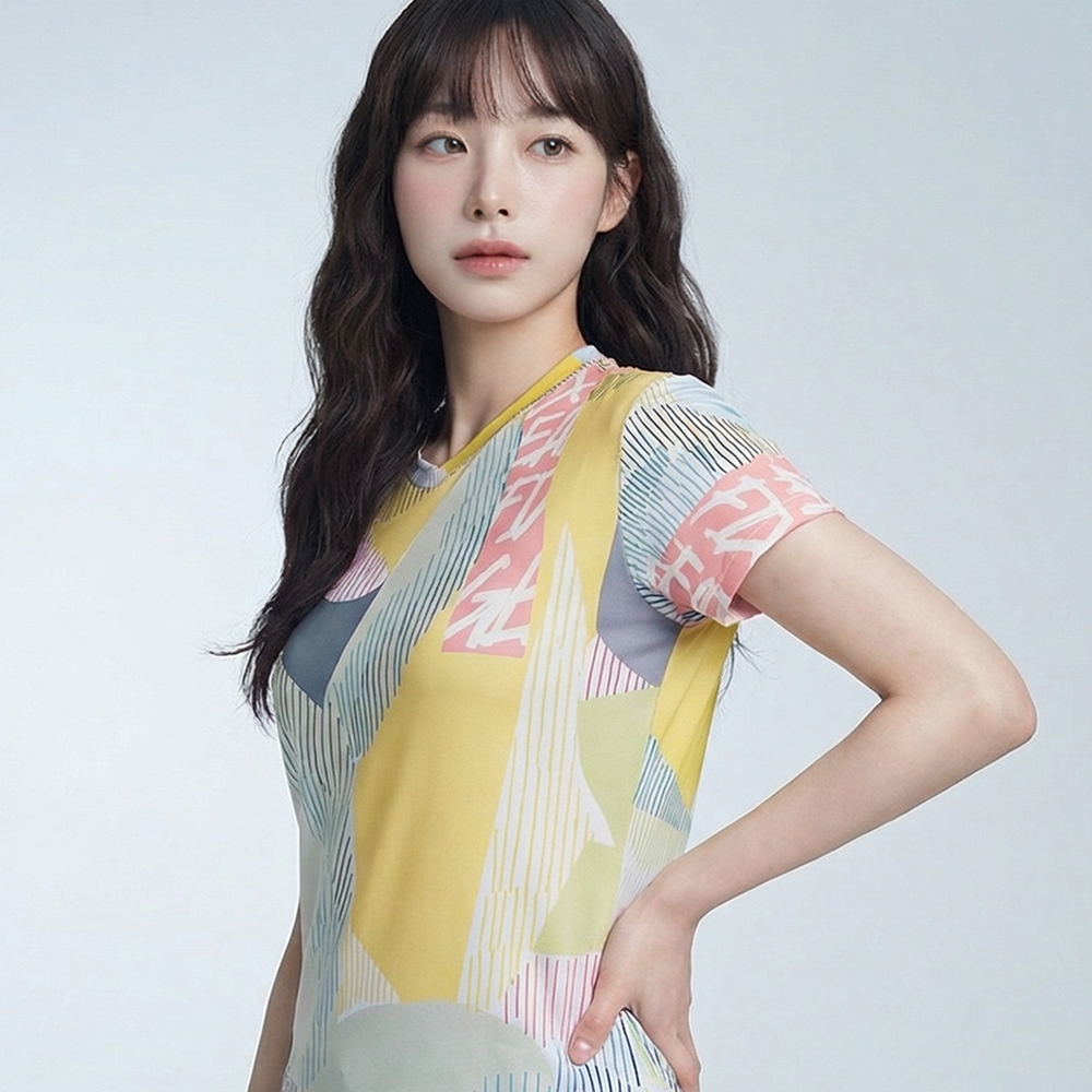 픽스기어 여성 배드민턴의류 탁구복상의 기능성 반팔 티셔츠 팀복 단체복 TSW-CH03 이미지 7