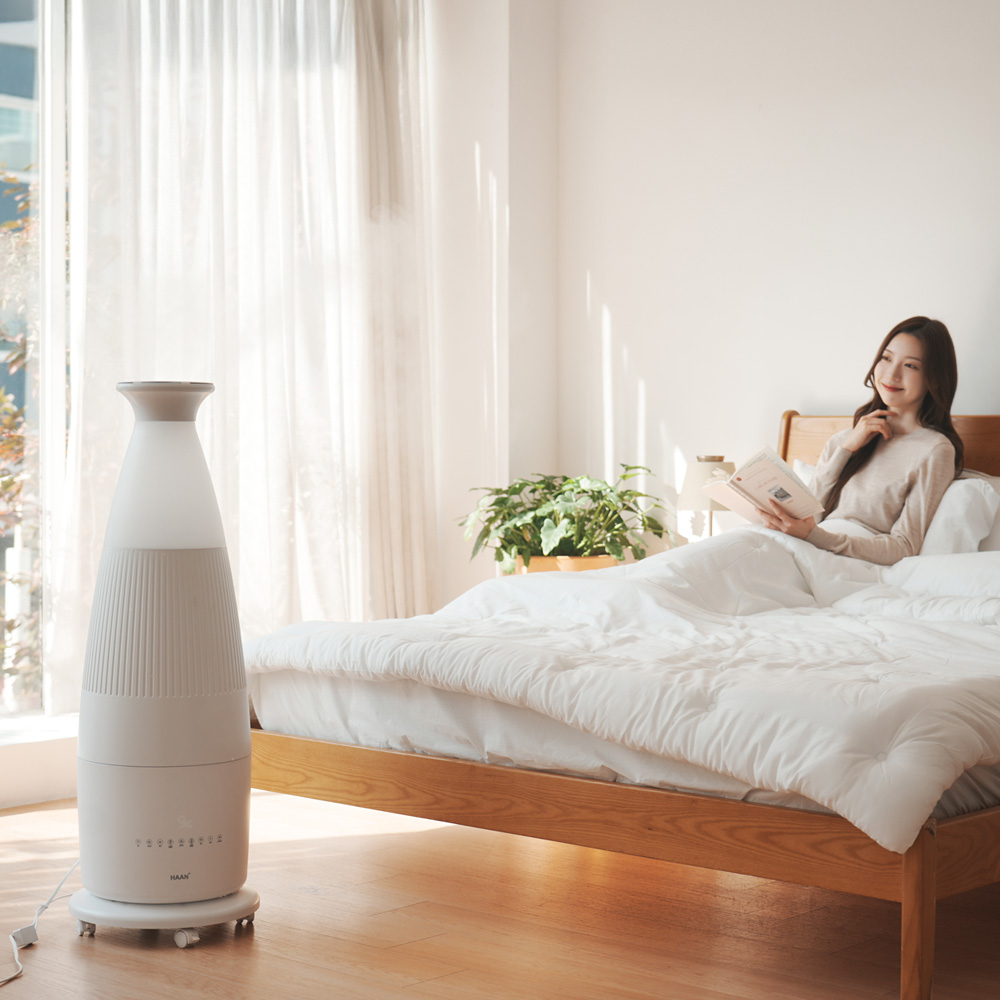 한경희 숨결타워 공기청정 복합식 가습기 20L 타워형 거실 사무실 업소용 UV살균 통세척