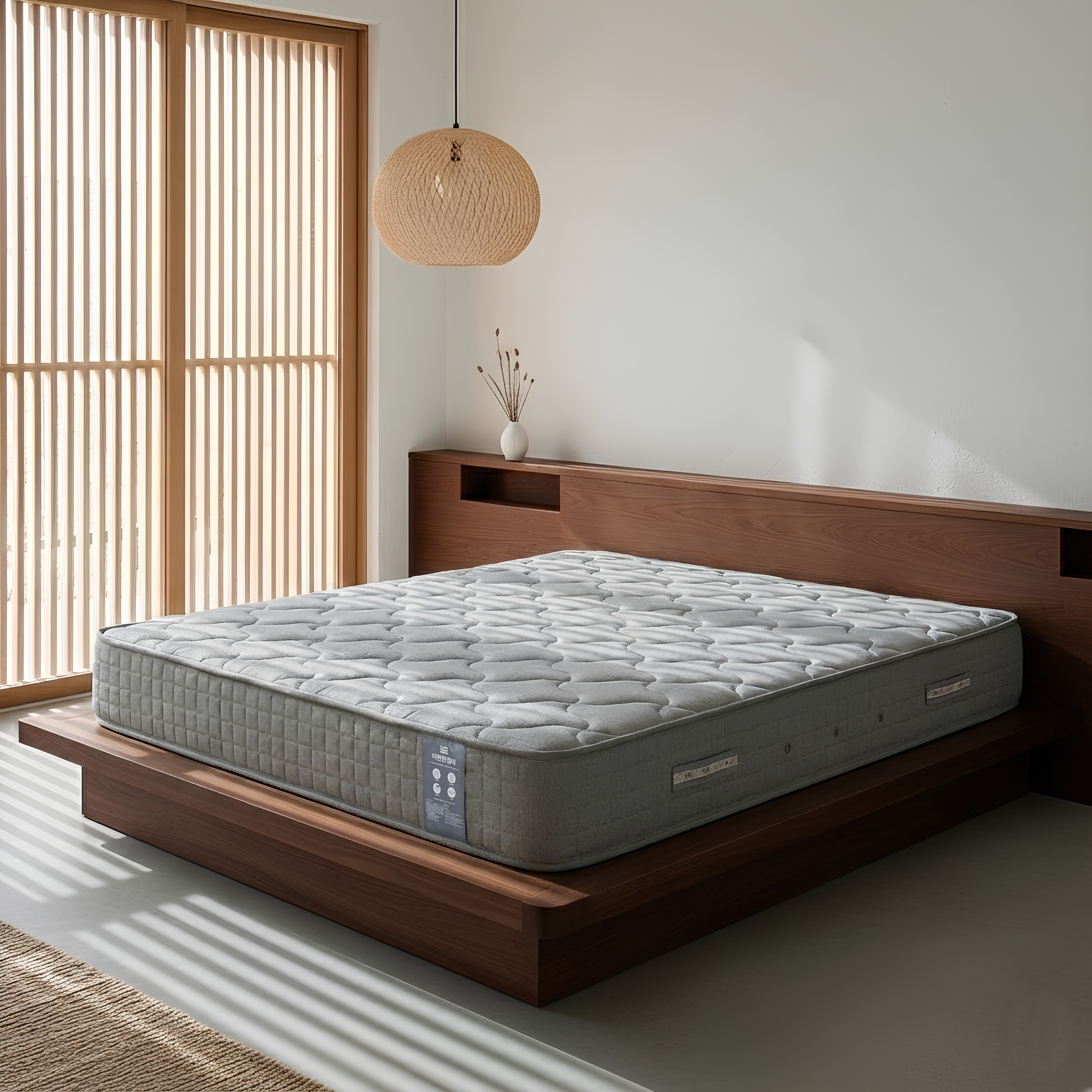 이편한침대 단단한 침대 매트리스 슈퍼싱글 바닥 수면매트 호텔 독립스프링 c1