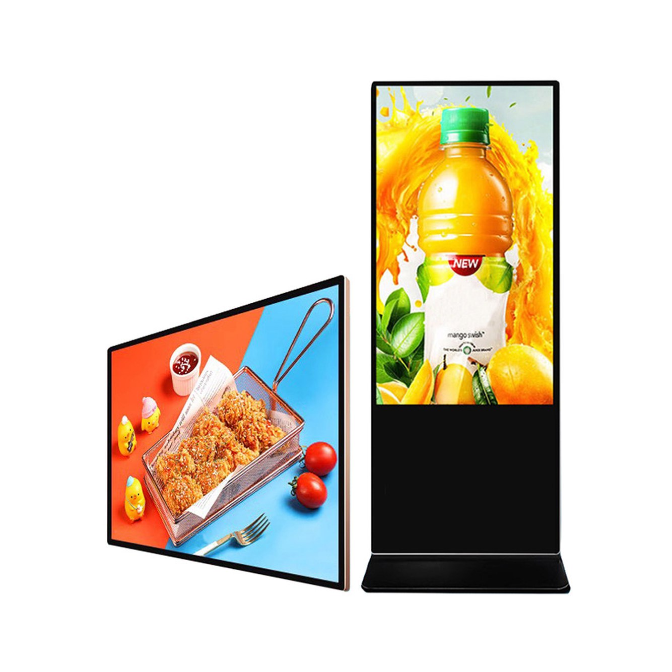 메뉴 메뉴판 LCD 상담 온라인 200 기본형 19인치 판 벽걸이 디스플레이 상업용 배너 디지털 27인치 신상 건물 19인치 상담 200 기 리모컨 - 상세 이미지 2