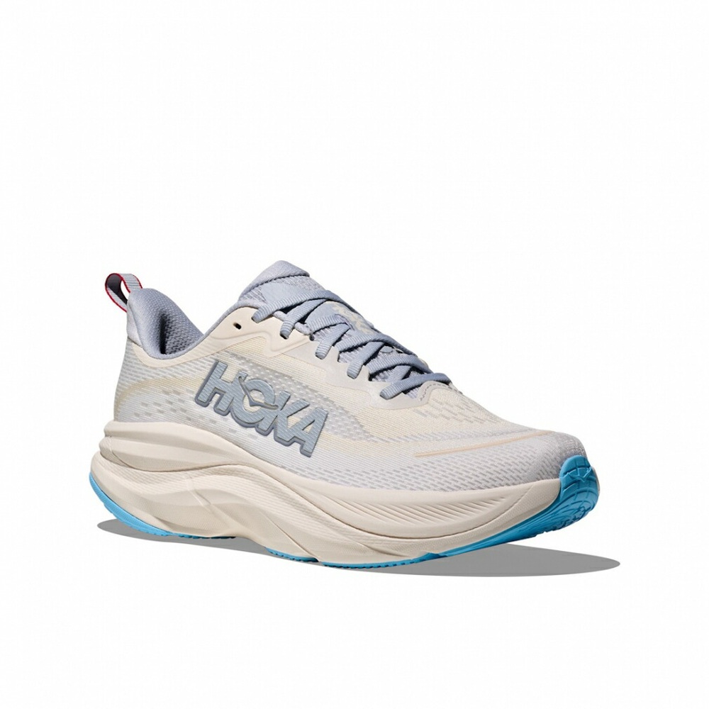 호카 스카이 플로우 런닝화 마라톤화 여성 크림 블루 1155113